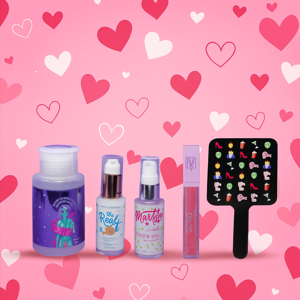 Kit Amor y Amistad favoritos de piel más espejo y gloss